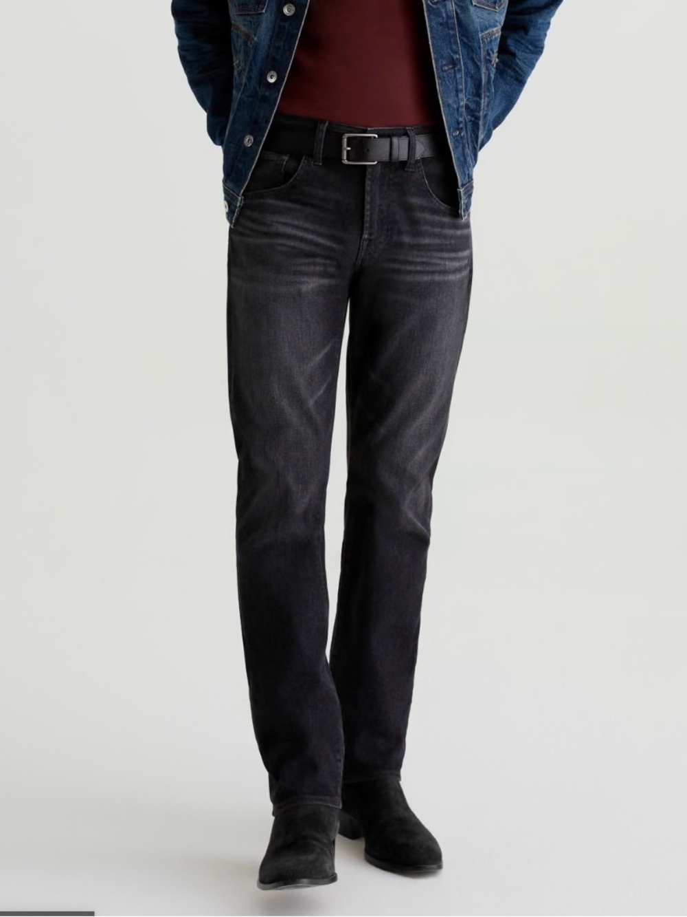 Ag Adriano Goldschmied Men's Everett Slim Straight Peterson Color 33/28